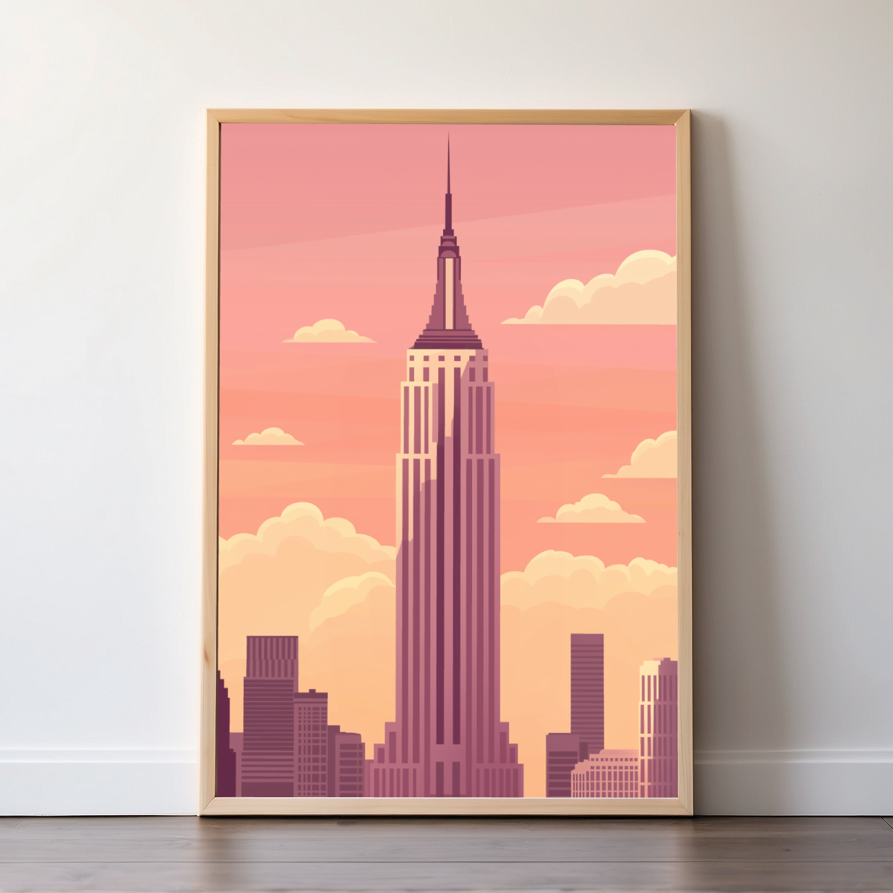 New York | United States | Travel Prints | Illustration Art | Digital Wall Art | Printable Wall Art