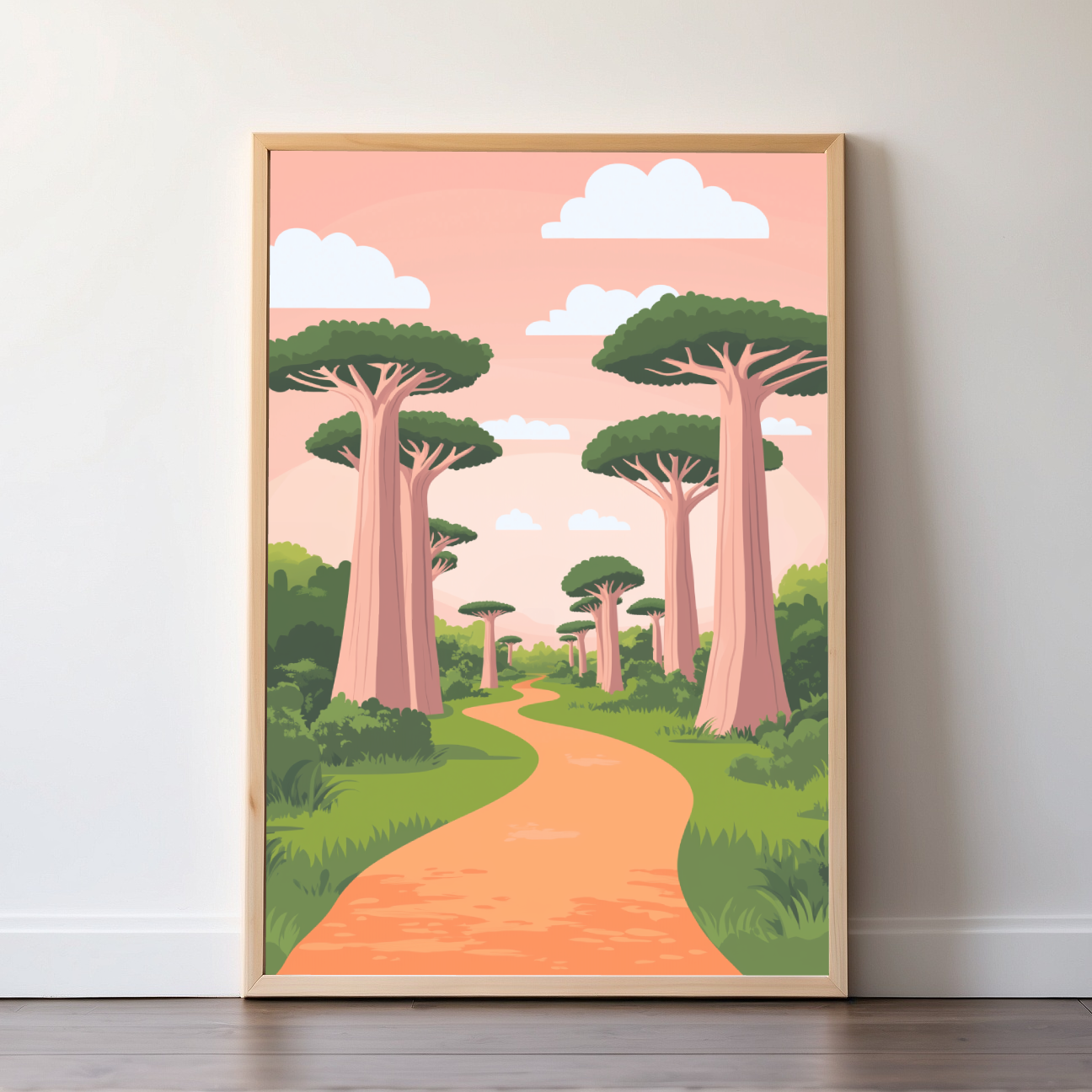 Madagascar | Africa | Travel Prints | Illustration Art | Digital Wall Art | Printable Wall Art