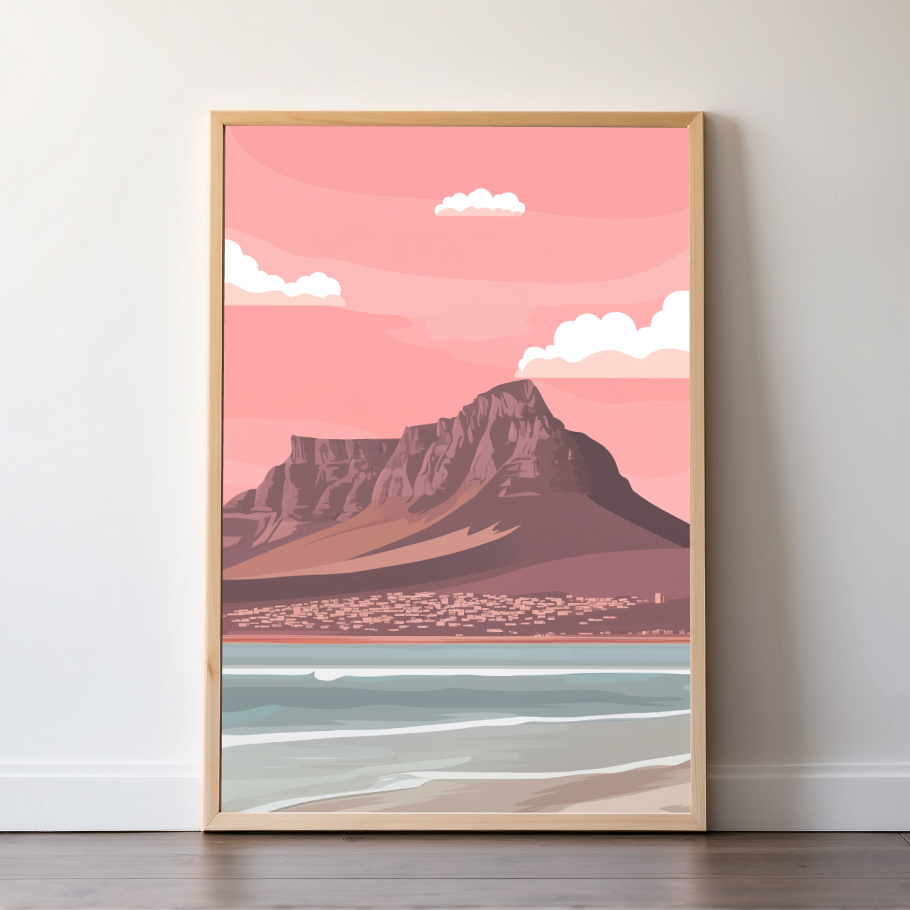 Cape Town | South Africa | Travel Prints | Illustration Art | Digital Wall Art | Printable Wall Art