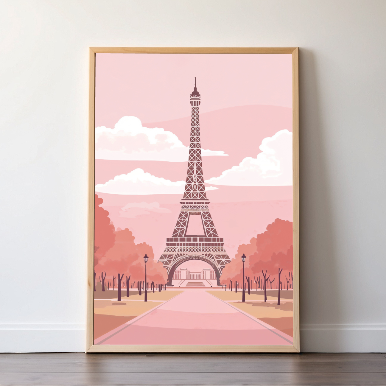 Paris | France | Travel Prints | Illustration Art | Digital Wall Art | Printable Wall Art