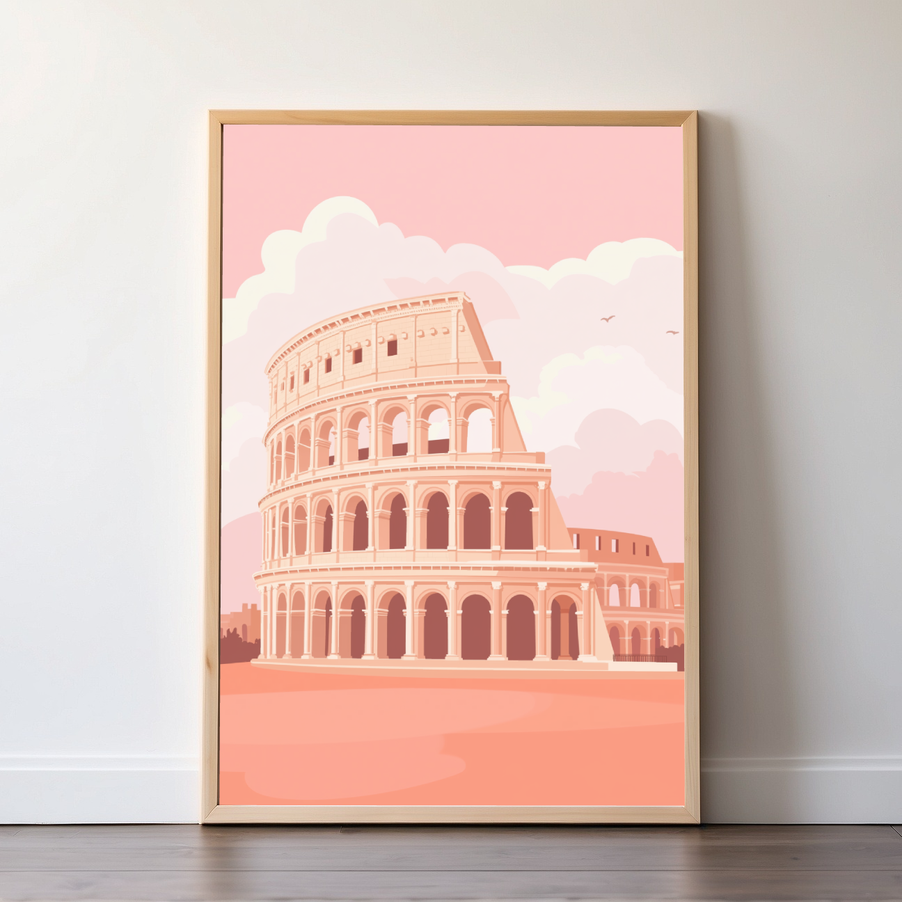 Rome | Italy | Travel Prints | Illustration Art | Digital Wall Art | Printable Wall Art