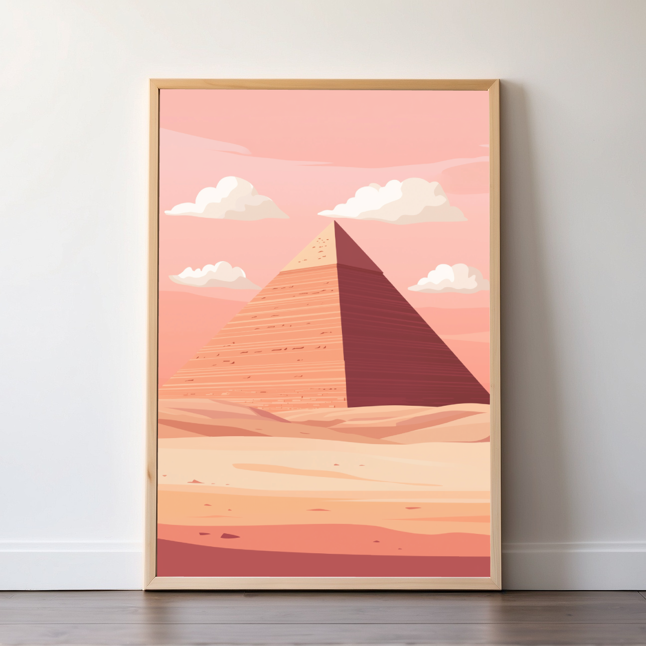 Giza | Egypt | Travel Prints | Illustration Art | Digital Wall Art | Printable Wall Art