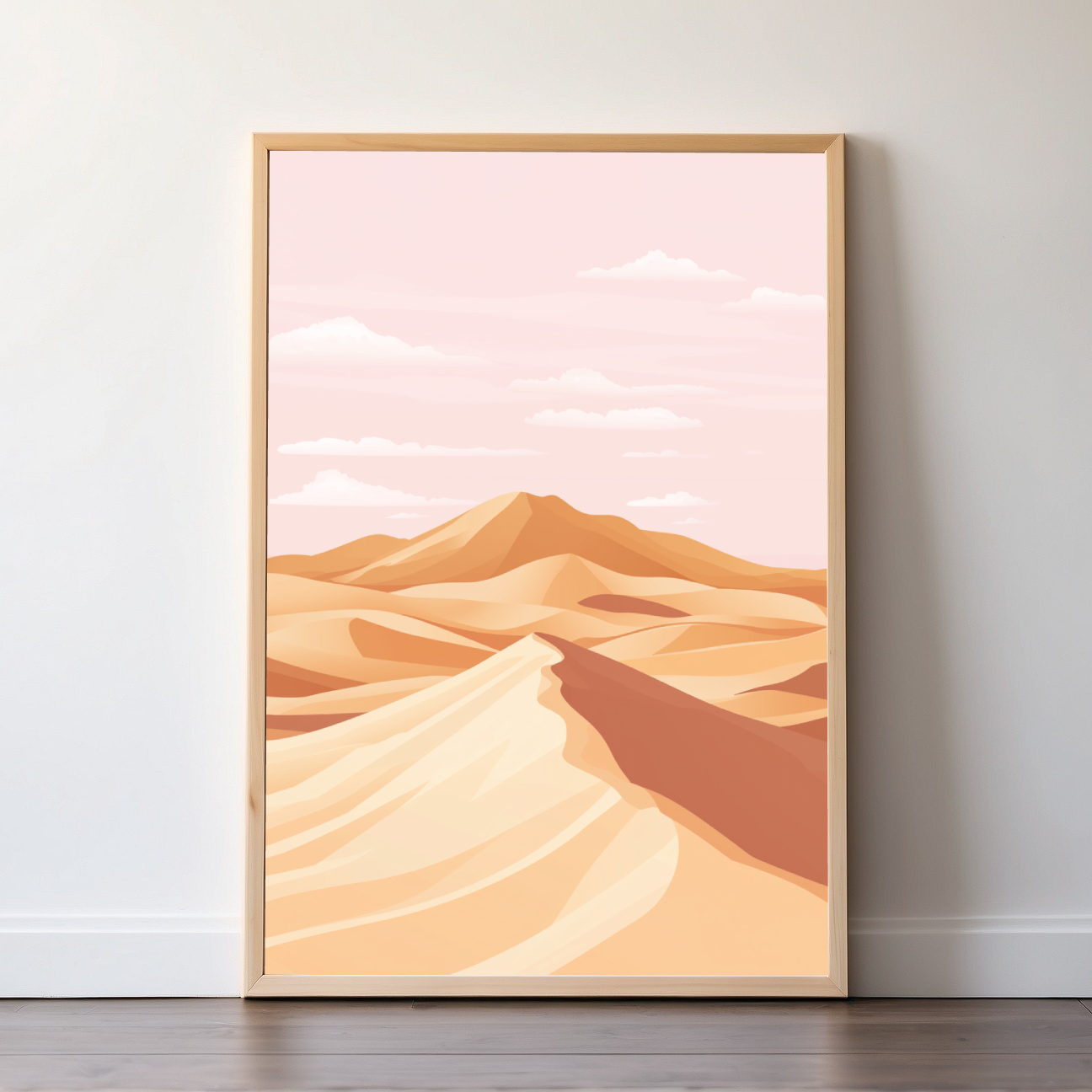 Erg Chebbi | Morocco | Travel Prints | Illustration Art | Digital Wall Art | Printable Wall Art