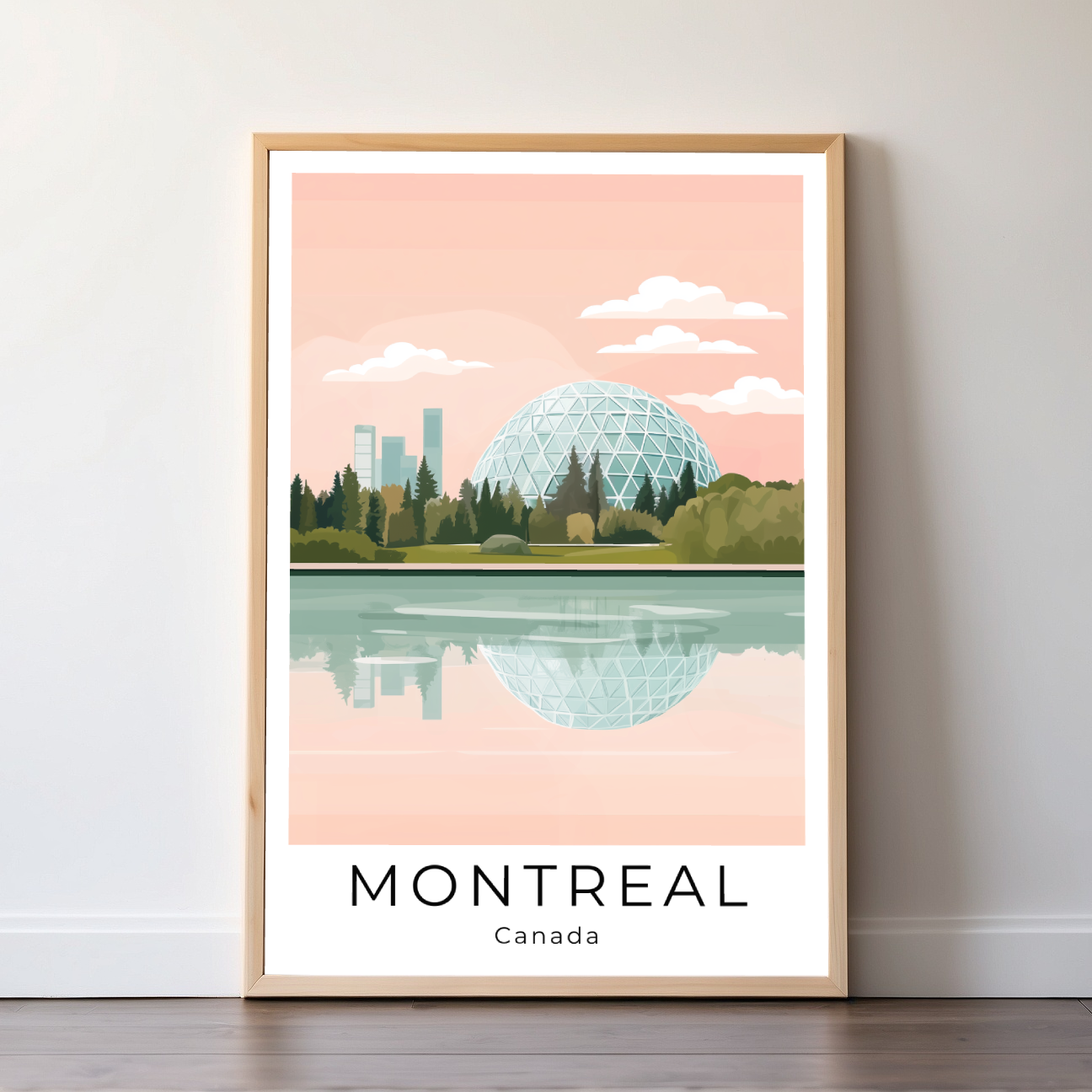 Montreal | Canada | Travel Prints | Illustration Art | Digital Wall Art | Printable Wall Art