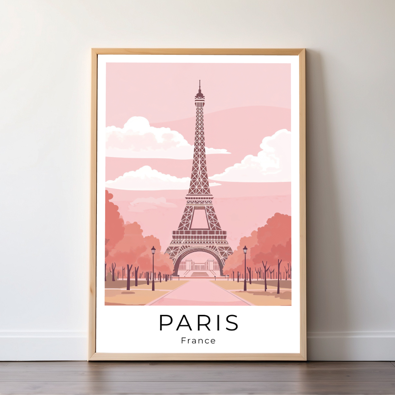 Paris | France | Travel Prints | Illustration Art | Digital Wall Art | Printable Wall Art