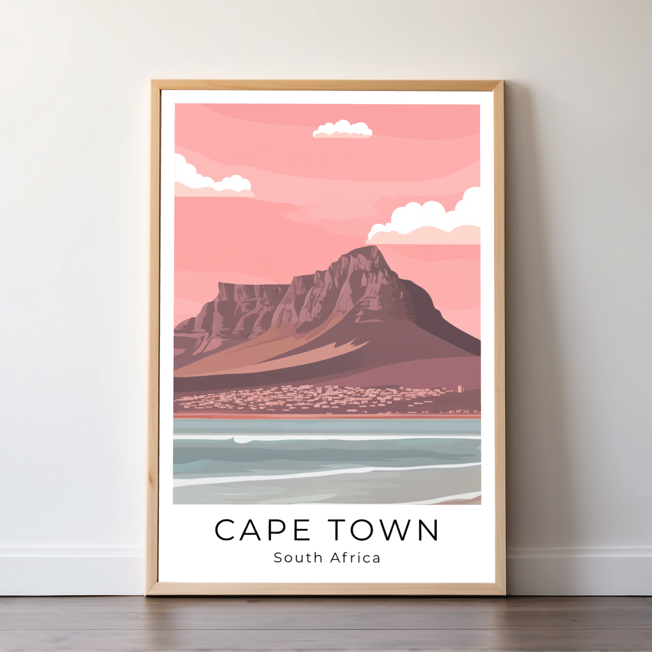 Cape Town | South Africa | Travel Prints | Illustration Art | Digital Wall Art | Printable Wall Art