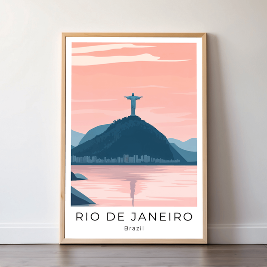 Rio de Janeiro | Brazil | Travel Prints | Illustration Art | Digital Wall Art | Printable Wall Art