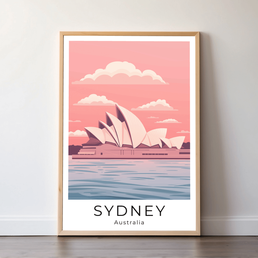 Sydney | Australia | Travel Prints | Illustration Art | Digital Wall Art | Printable Wall Art